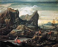 Landscape with Bathers, 1599, carracciagostino