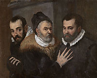 Portrait of Annibale, Ludovico and Agostino Carracci, carracciagostino