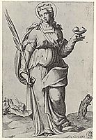 St. Agatha, from the episode , 1578, carracciagostino
