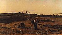 Charneca de Belas ao Pôr-do-Sol, 1879, carvalho
