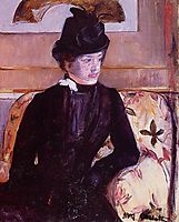 Mrs. Gardner Cassatt in Black, 1880, cassatt