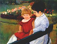 In the park, c.1894, cassatt