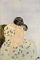 The Kiss, 1890-1891, cassatt
