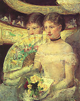 The Loge, 1880, cassatt