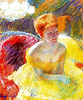Lydia at the Theater, cassatt