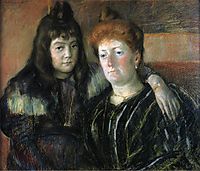 Madame Meerson and Her Daughter, c.1899, cassatt