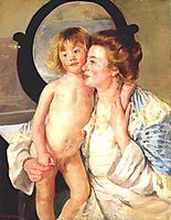 Mother and child, 1898, cassatt