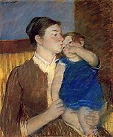 Mother-s Goodnight Kiss, 1888, cassatt