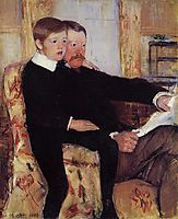 Portrait of Alexander J. Cassat and His Son Robert Kelso Cassatt, 1884-1885, cassatt