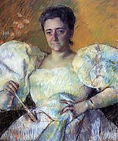 Portrait of Mrs. H. O. Hevemeyer, 1896, cassatt
