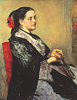 Portrait of a Lady of Seville, 1873, cassatt