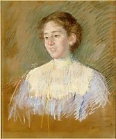 Portrait of Madame Alfred Lavergne, born Magdalena Mellon, 1905, cassatt