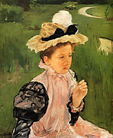Portrait Of A Young Girl, 1900, cassatt