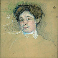 Portrait of young woman, 1901, cassatt