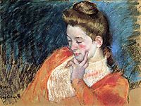 Portrait of a Young Woman, c.1898, cassatt
