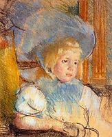 Simone in Plumed Hat, c.1903, cassatt