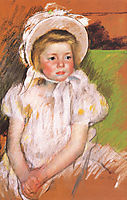 Simone in a White Bonnet, 1901, cassatt