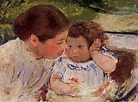 Susan Comforting the Baby (no.1), c.1881, cassatt