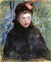 Susan in a Toque Trimmed with Two Roses, c.1881, cassatt
