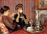 Tea, 1879-1880, cassatt