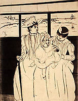In The Omnibus, 1891, cassatt