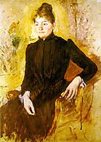 Woman in Black, c.1882, cassatt