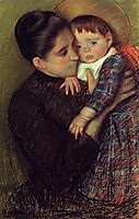 Woman and Her Child, 1889-1890, cassatt