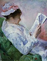 Woman Reading, 1879, cassatt