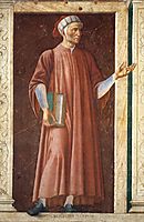Dante Alighieri, c.1450, castagno