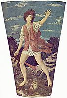 David with the Head of Goliath, c.1453, castagno