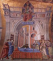 Dormition of the Virgin, c.1443, castagno