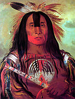 Buffalo Bull-s Back Fat (Stu-mick-o-súcks) Head Chief of the Blood Tribe (Blackfoot), 1832, catlin
