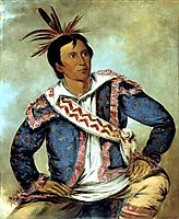 Há-tchoo-túc-knee, Snapping Turtle, a Half-breed, 1834, catlin
