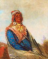 Hól-te-mál-te-téz-te-néek-ee, Sam Perryman (Creek Chief), 1834, catlin