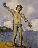 Bather with Outstreched Arms, c.1878, cezanne