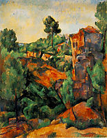 Bibemus Quarry, 1898, cezanne