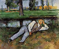 Boy Resting, 1890, cezanne