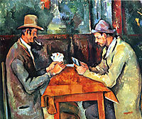 The card players, 1892, cezanne