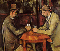 The Card Players , 1896, cezanne
