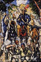 Don Quixote, View from the Back, c.1875, cezanne