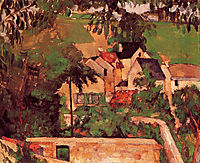 Etude - Paysage a Auvers, 1873, cezanne