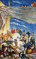 The Feast. The Banquet of Nebuchadnezzar , c.1870, cezanne