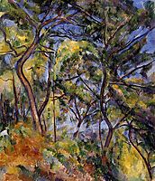 Forest, 1894, cezanne