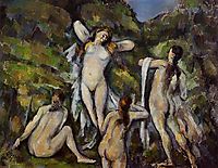 Four Bathers, c.1890, cezanne