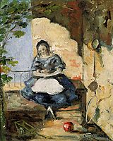 Girl, c.1873, cezanne