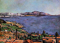 The Gulf of Marseille Seen from L-Estaque, c.1885, cezanne