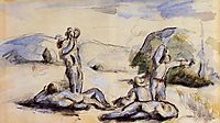 The Harvesters, 1878, cezanne