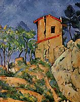 The house with cracked walls, 1892-1894, cezanne