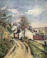 The House of Dr. Gached in Auvers, 1873, cezanne
