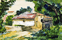 House in Provence, 1867, cezanne